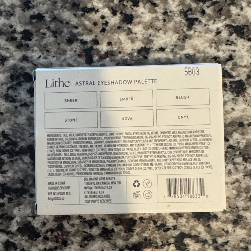 Lithe Eyeshadow Palette - Cream - Picture 2 of 3